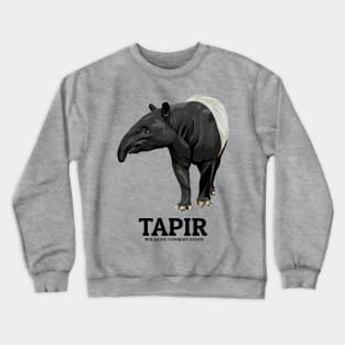 Tapir Wildlife Conservation Crewneck Sweatshirt